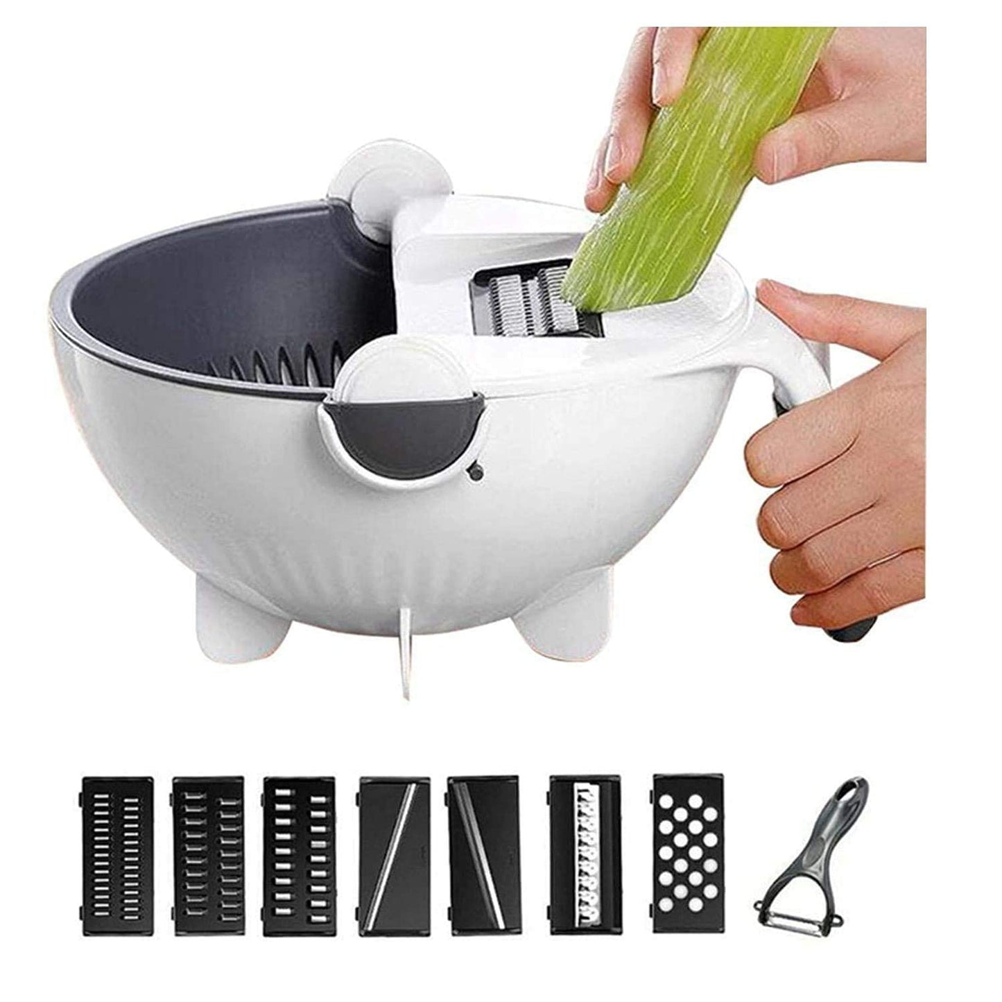 Ninja 9-in-1 Veg Cutter & Drain Basket - Multifunctional