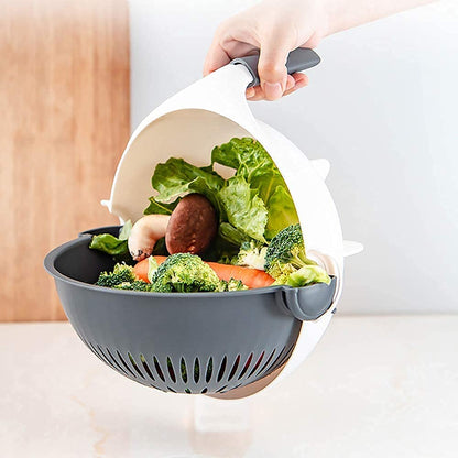 Ninja 9-in-1 Veg Cutter & Drain Basket - Multifunctional