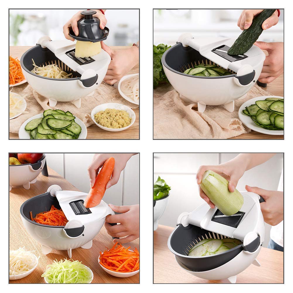 Ninja 9-in-1 Veg Cutter & Drain Basket - Multifunctional